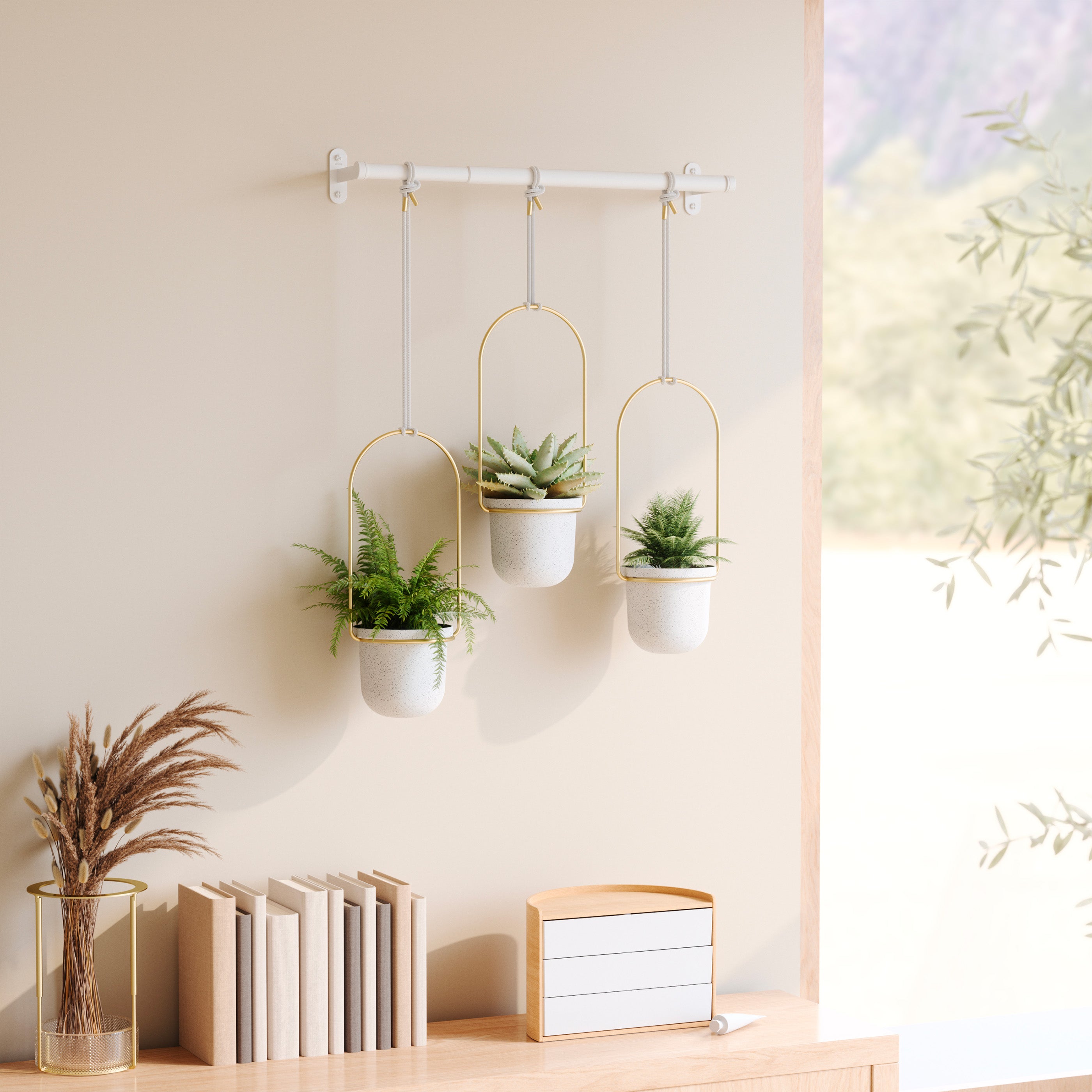 triflora hanging planter Hanging planter - Triflora | Vases & greenery