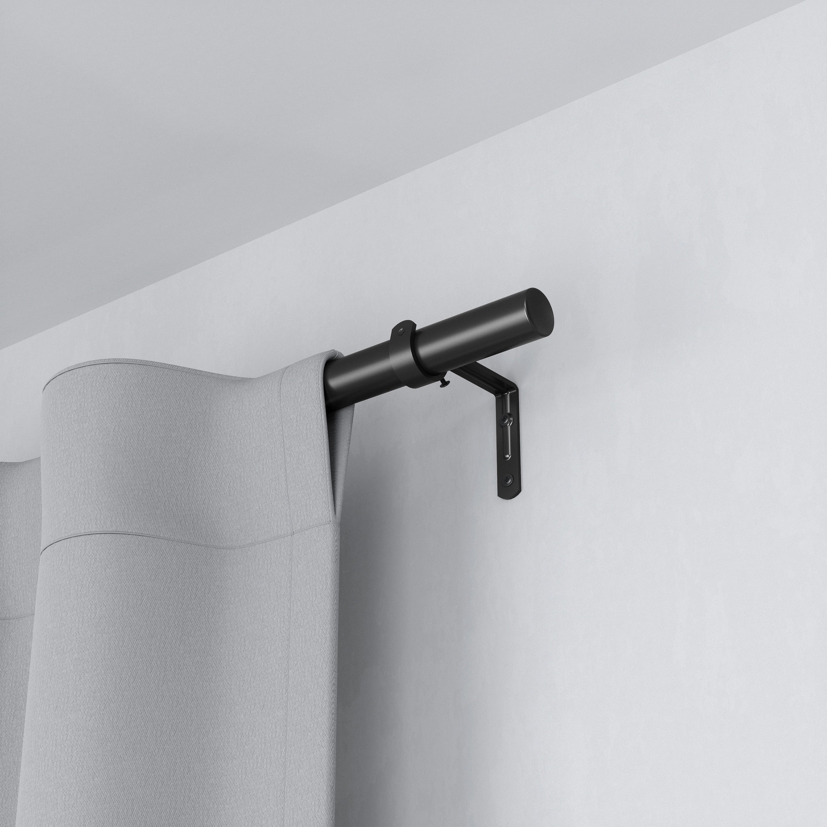 Tringle à rideau noire - Zenn||Black curtain rod - Zenn