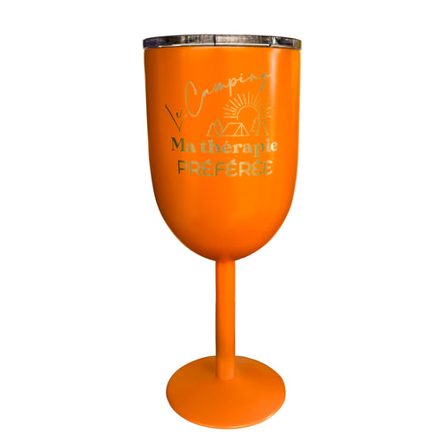 Verre à vin isotherme - Camping||Isothermal wine glass - Camping