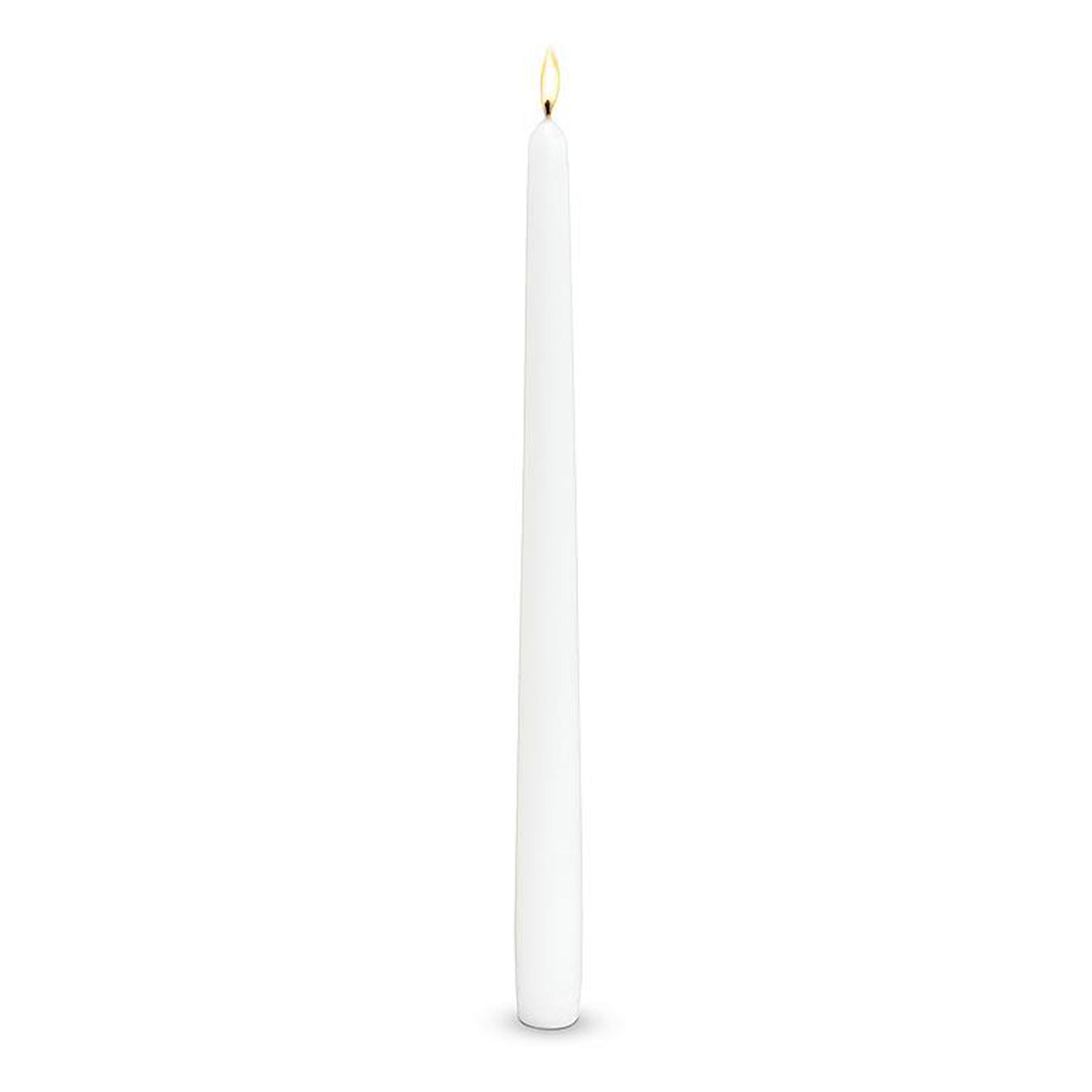 Classic taper candle White Decorative candles Boutique Kozy