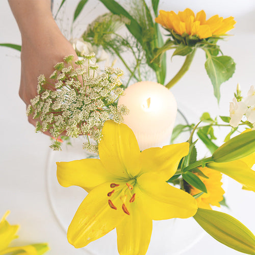 DIY : centre de table lumineux & personnalisé