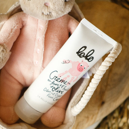 Diaper rash cream with olive oil