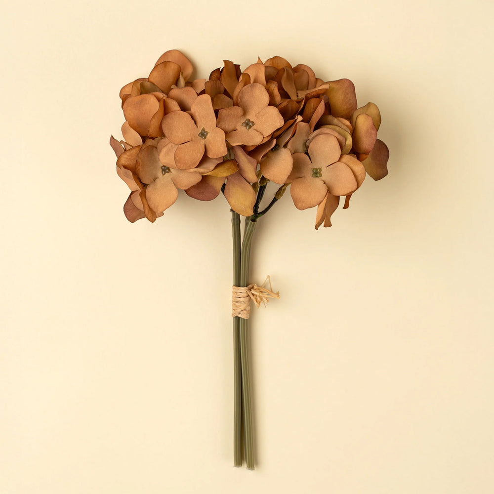 Bouquet d'hydrangées - Rouille