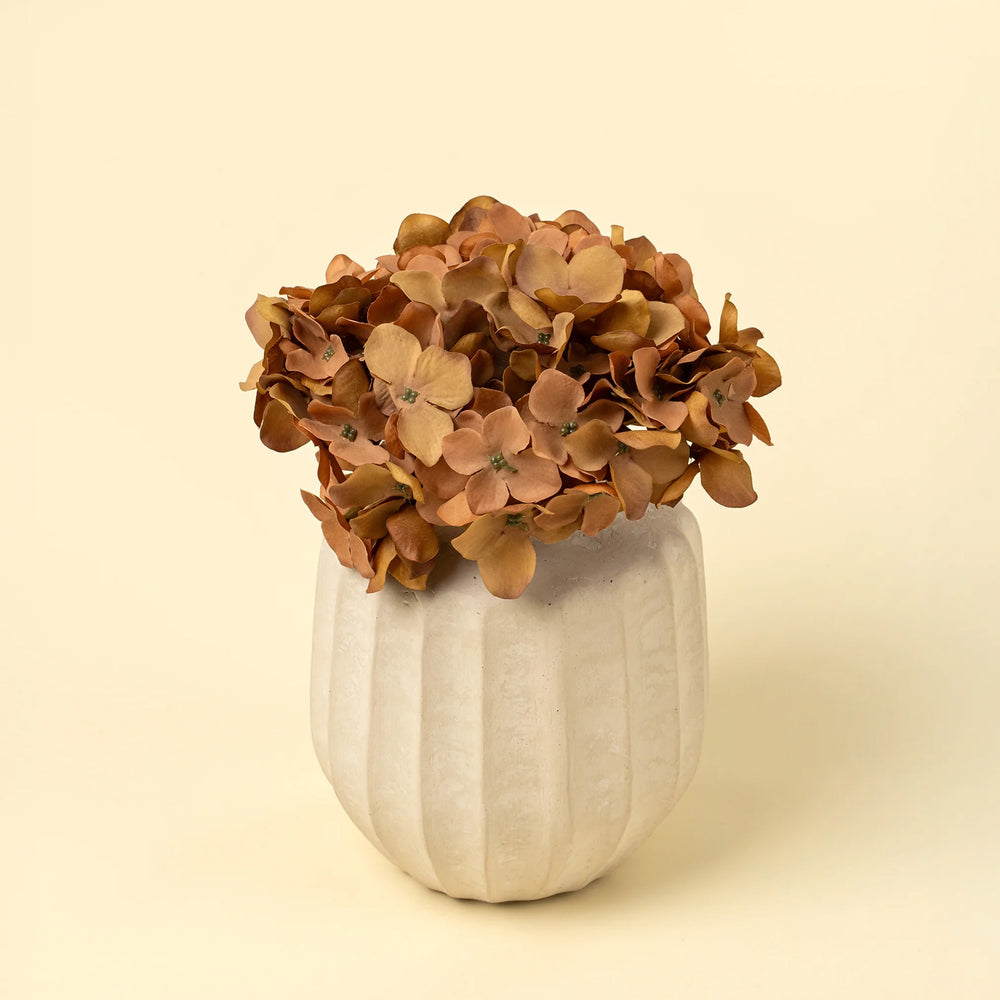 Bouquet d'hydrangées - Rouille