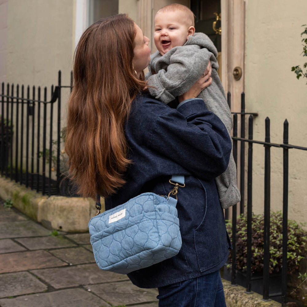 Sac à couches mini - Denim