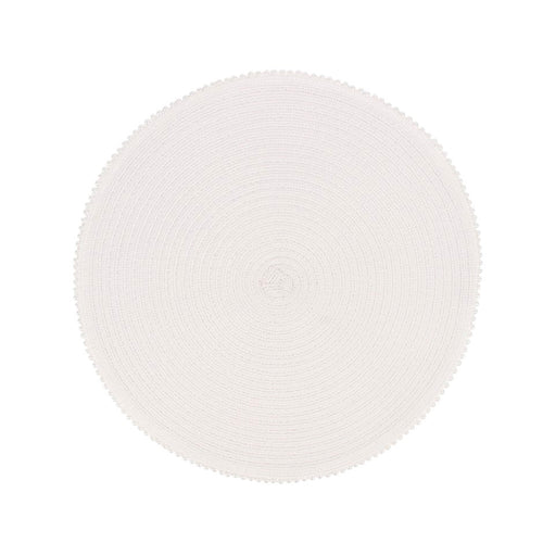 White round placemat - Pearl