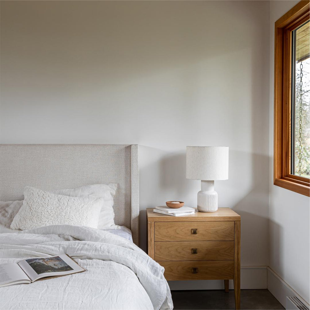 Base de lit Queen crème - Josie