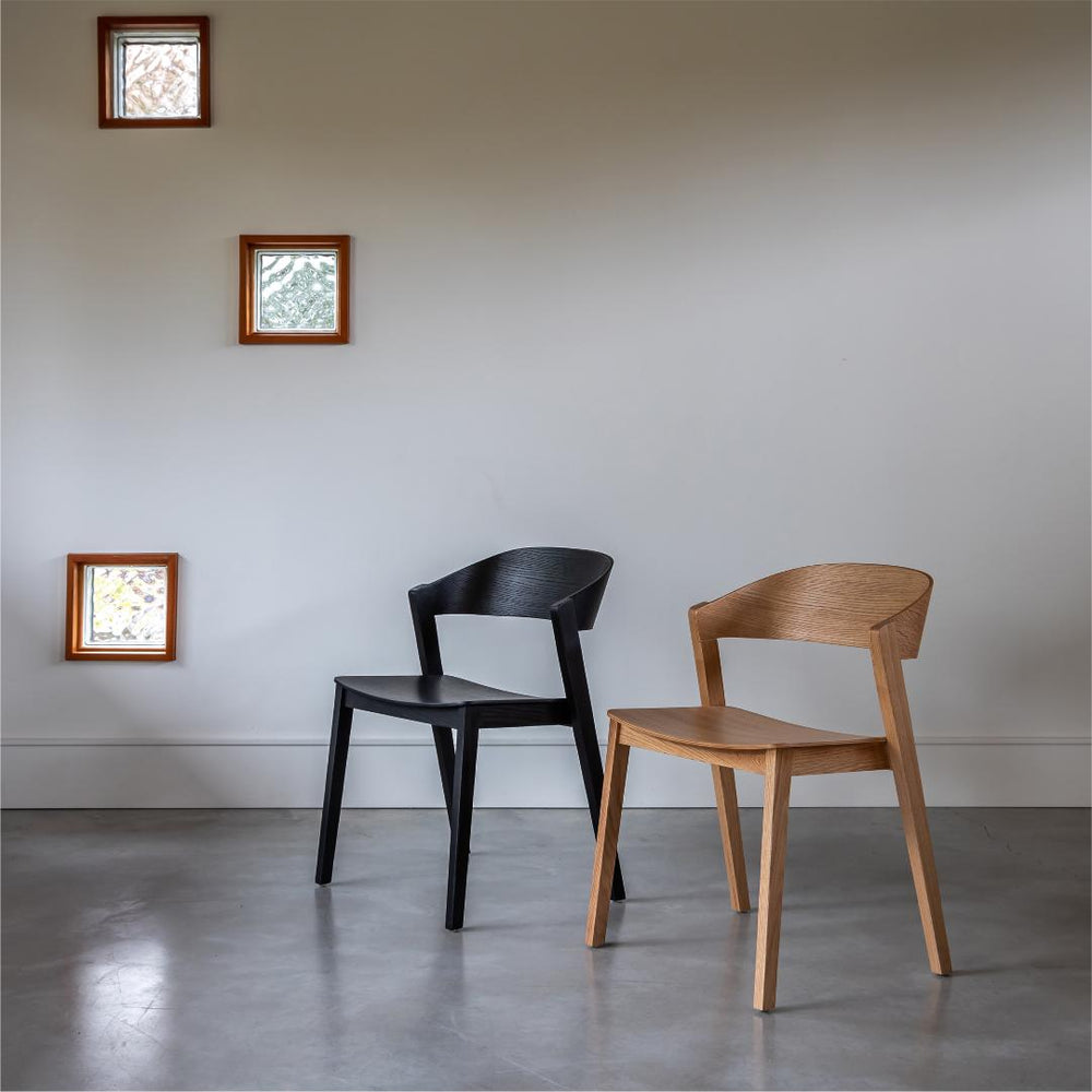 Natural stackable chair - Astrid