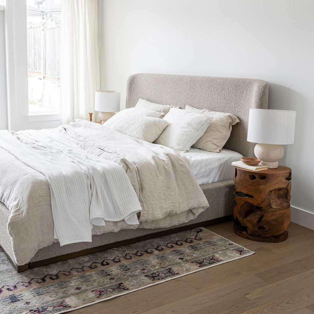 Base de lit Queen truffe - Faye