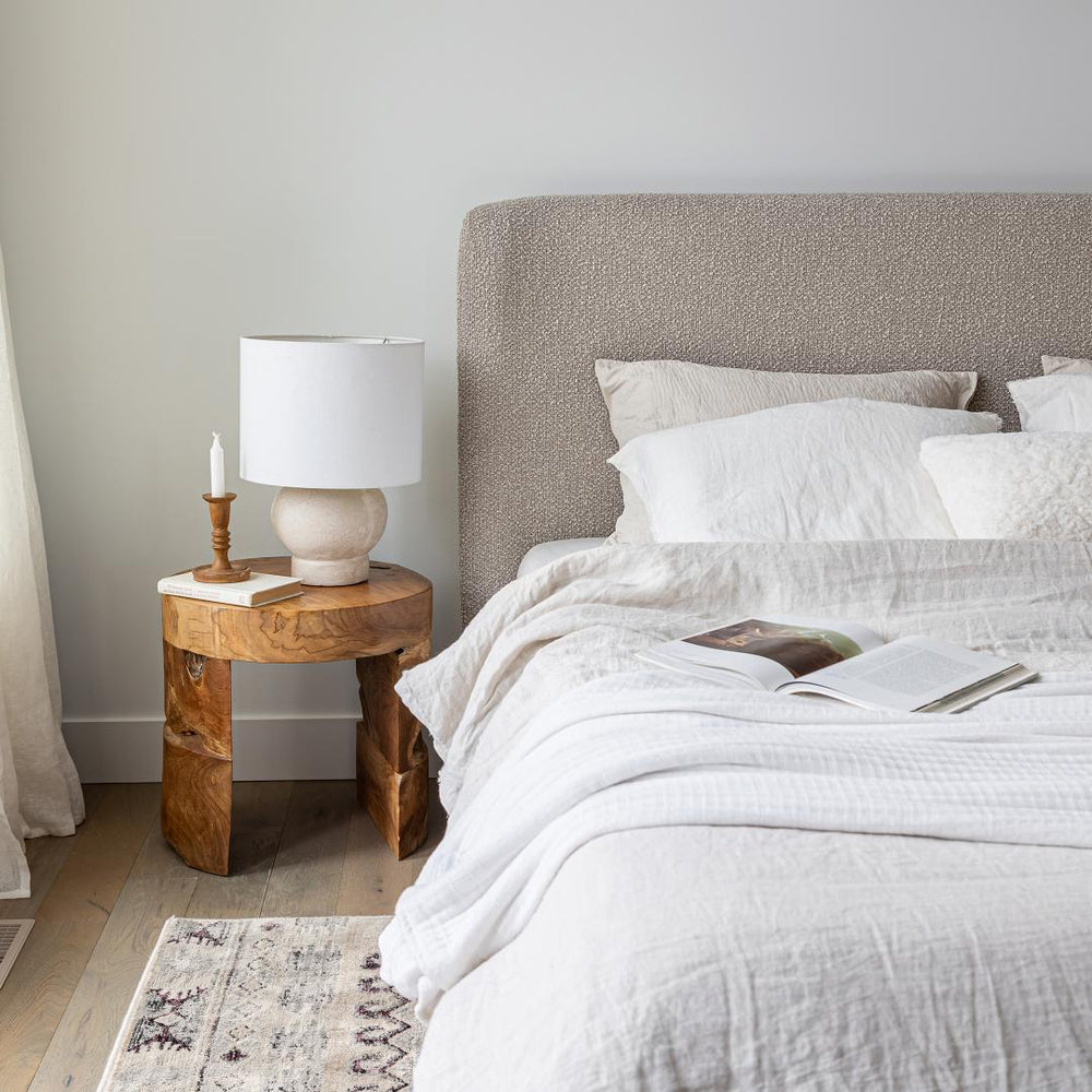 Base de lit Queen truffe - Faye