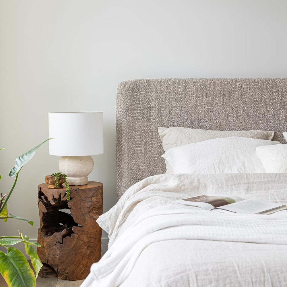 Base de lit Queen truffe - Faye