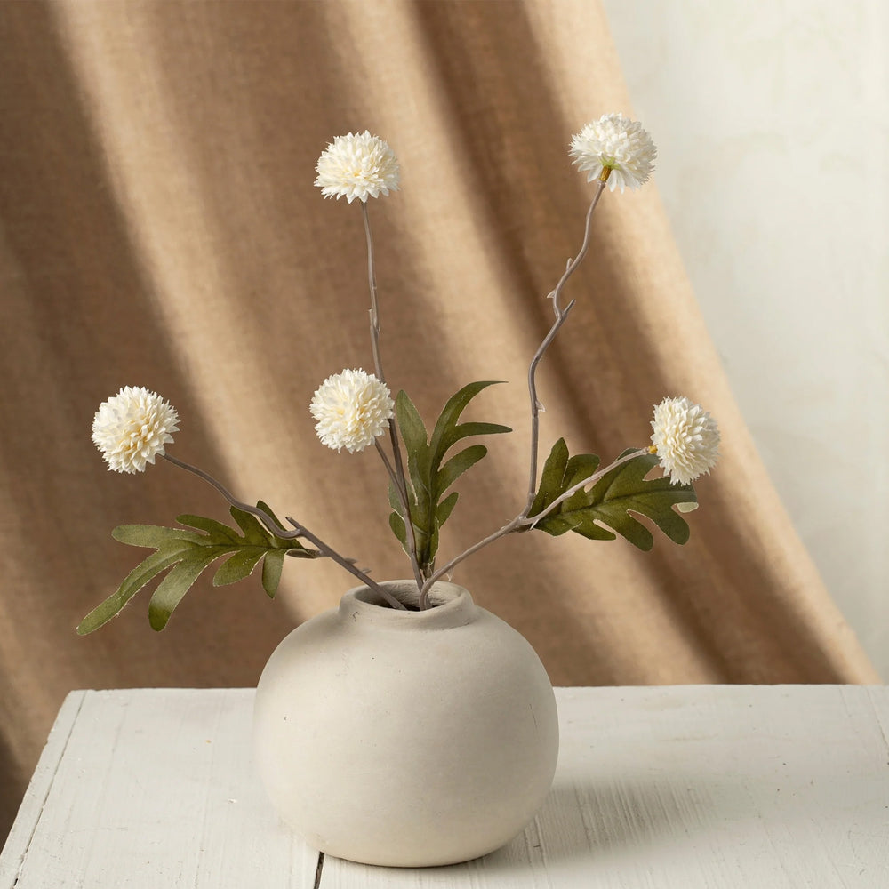 Pom pom stem - White