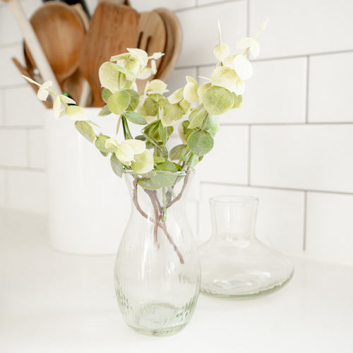Petit vase en verre - Strié||Small glass vase - Ribbed
