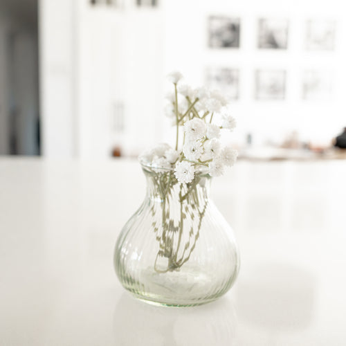 Petit vase en verre - Ondulé||Small glass vase - Wavy