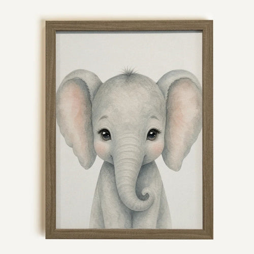 Toile rigide - Petit éléphant