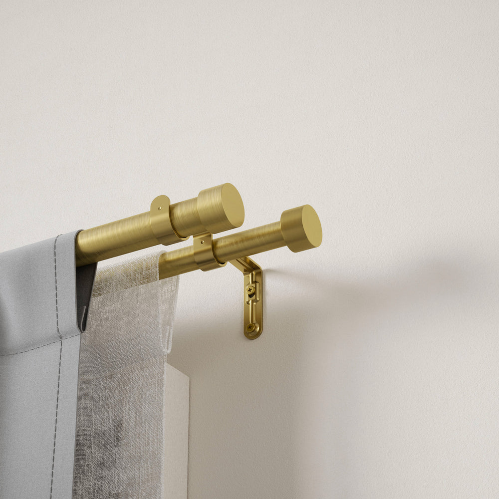 Gold curtain rod - Cappa double