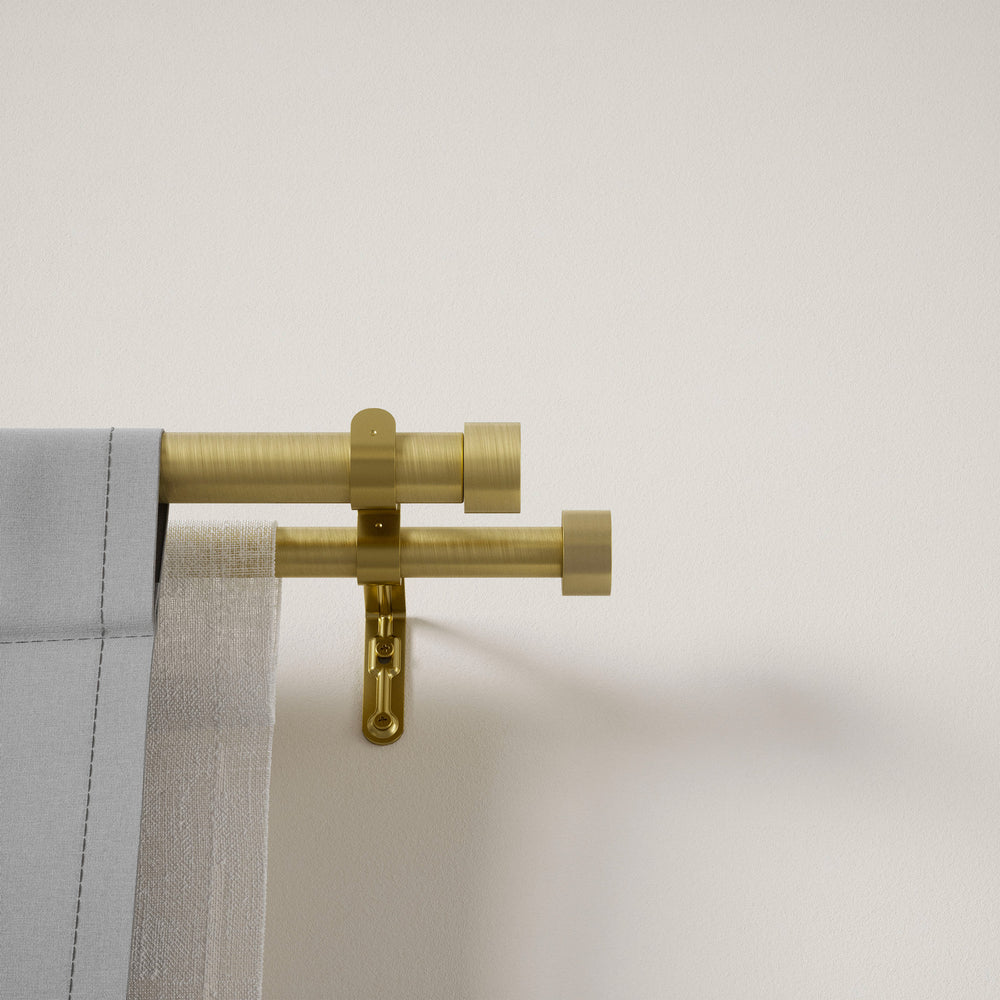 Gold curtain rod - Cappa double