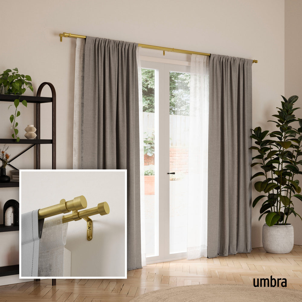 Gold curtain rod - Cappa double