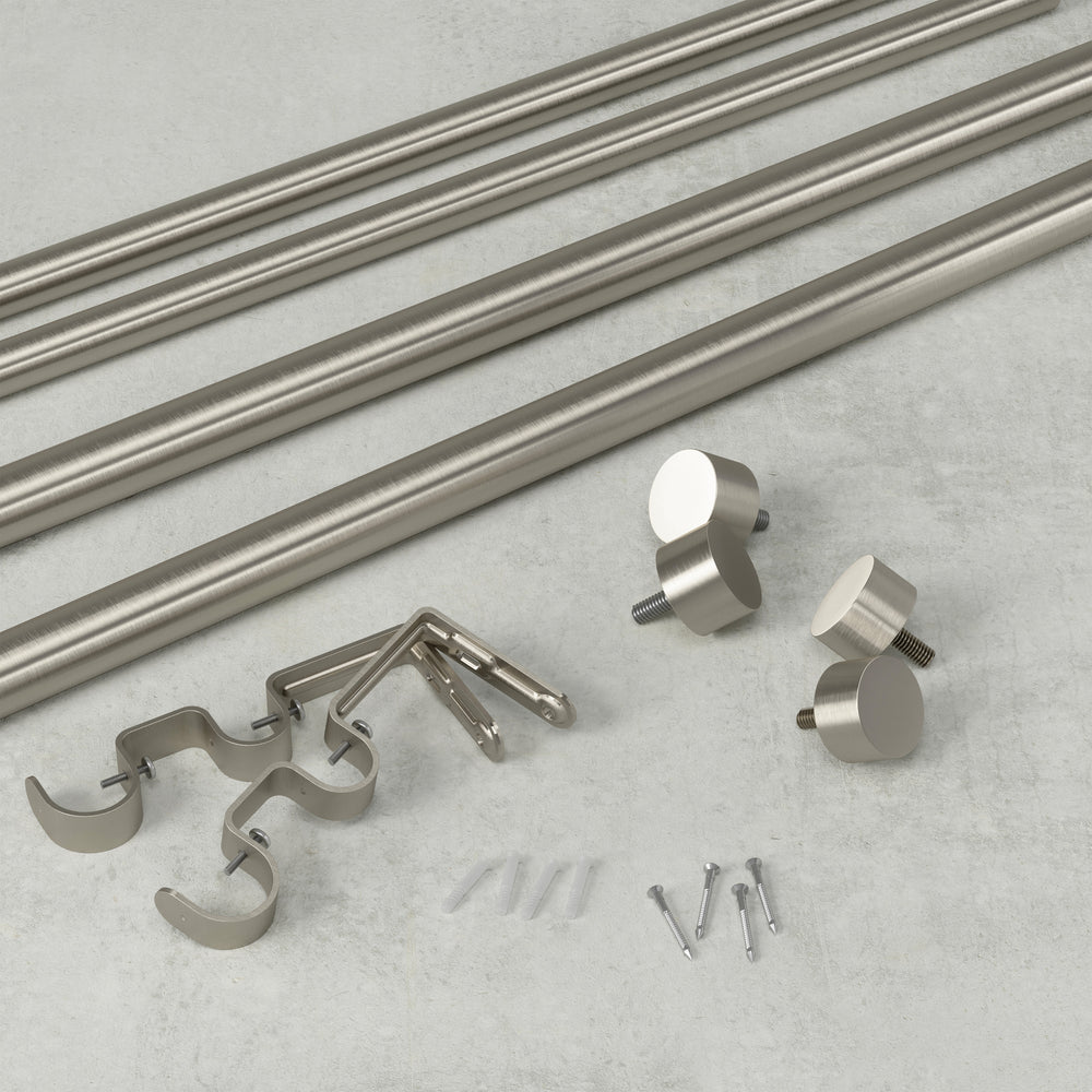 Silver curtain rod - Cappa