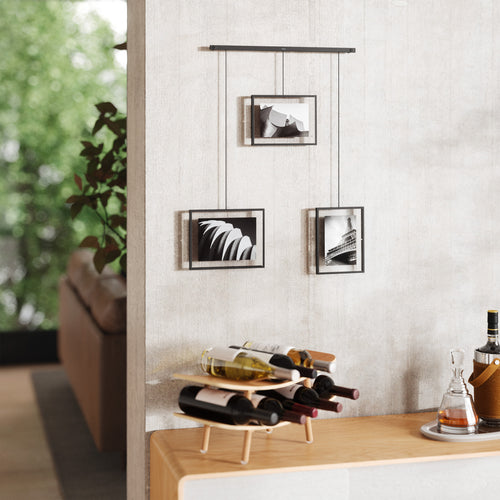 Cadres photos suspendus (3) Exhibit - 4" x 6"