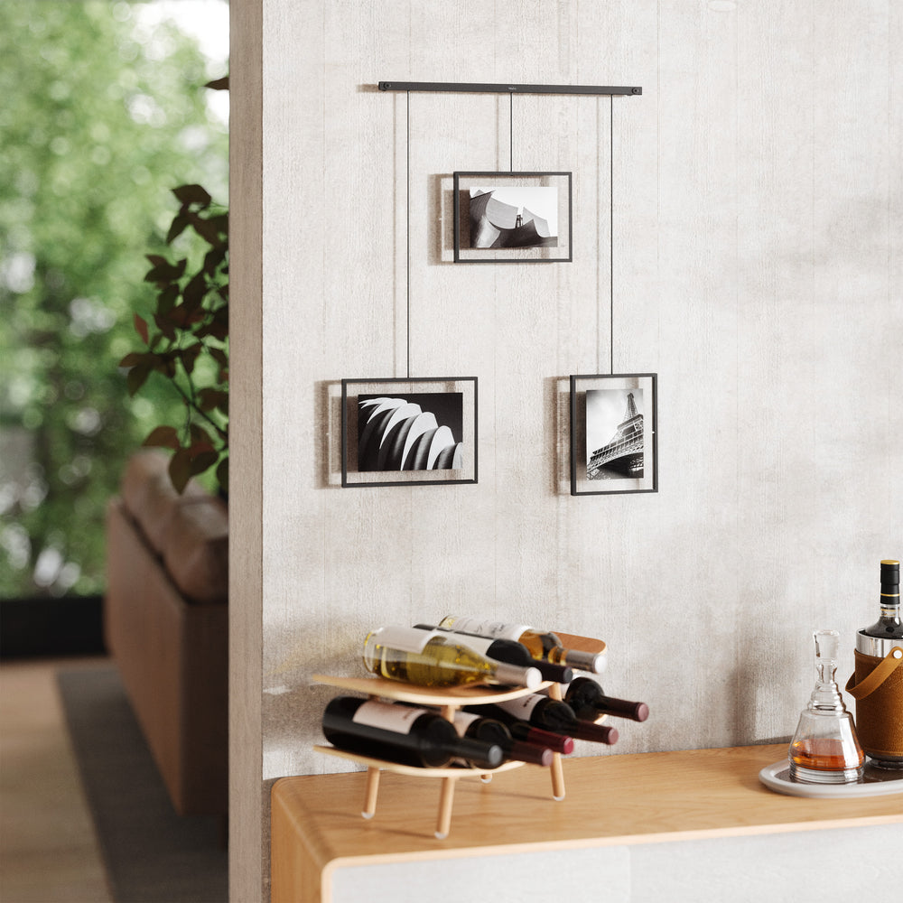 Cadres photos suspendus (3) Exhibit - 4" x 6"