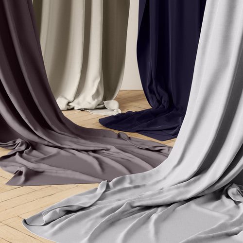 Ensemble de rideaux gris opaques - Twilight||Set of grey blackout curtains - Twilight