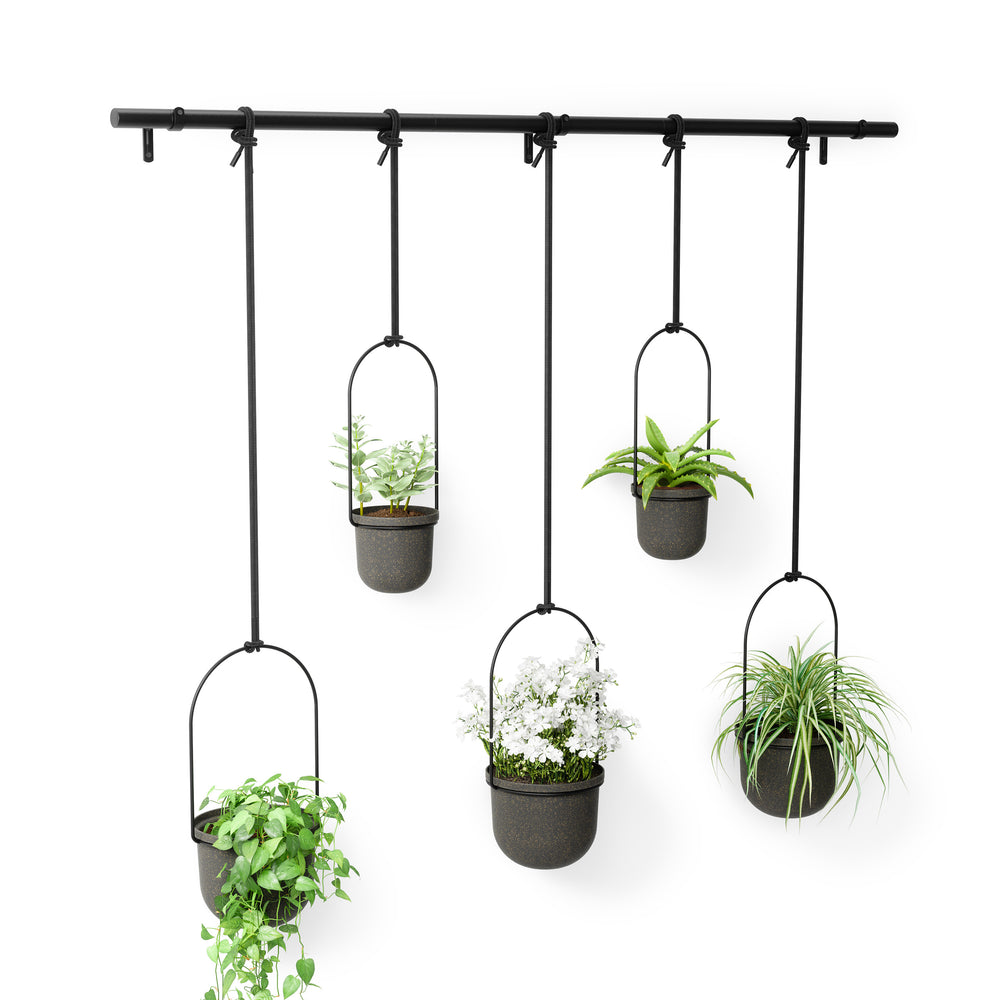 Ubra Triflora Enseble de 3 Pots Suspendus, Ajustable Jardinière d Ubra Triflora Enseble de 3 Pots Suspendus, Ajustable Jardinière d
