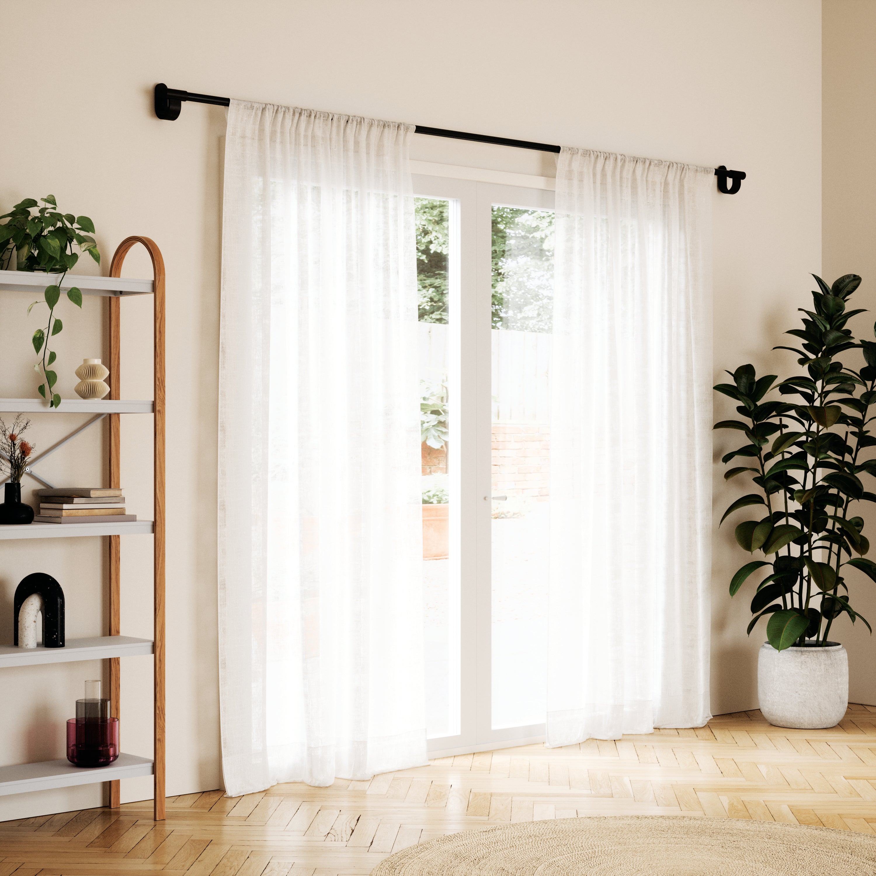 Tringle à rideau blanche - Bellwood|| | Rods | Boutique Kozy