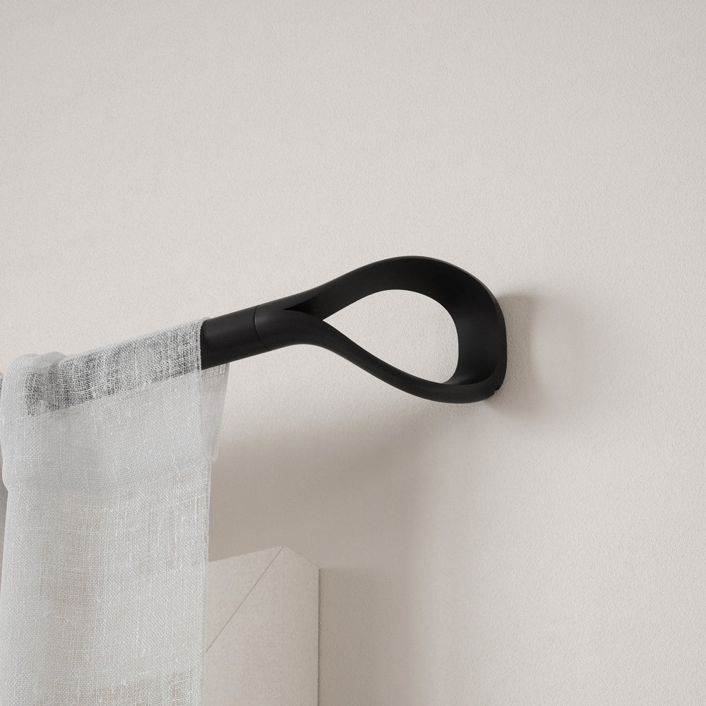 Black curtain rod - Loop