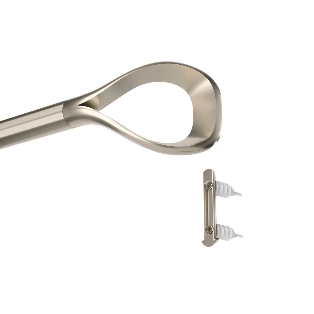 Tringle à rideau argentée - Loop