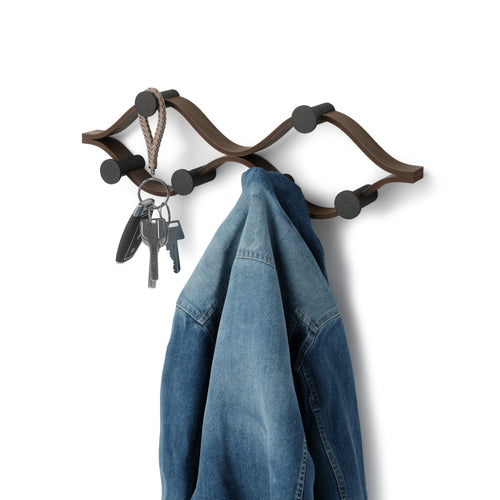 Wall-mounted coat rack (6 hooks) - Montage