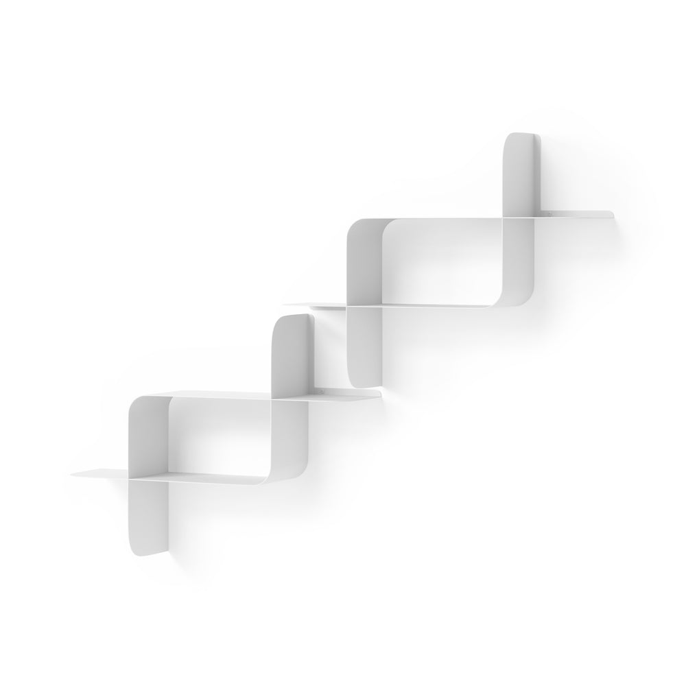 Ensemble étagères murales en métal (2) - Montage