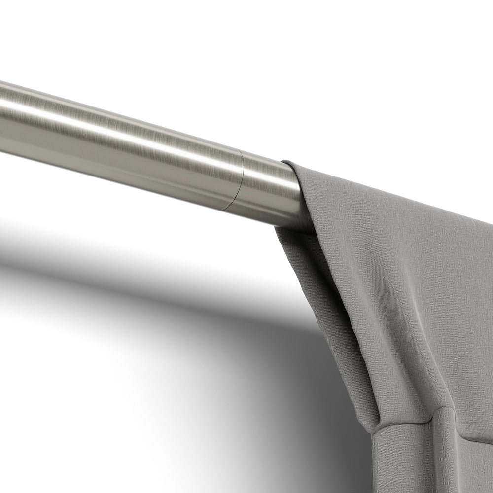 Silver curtain rod - Zen