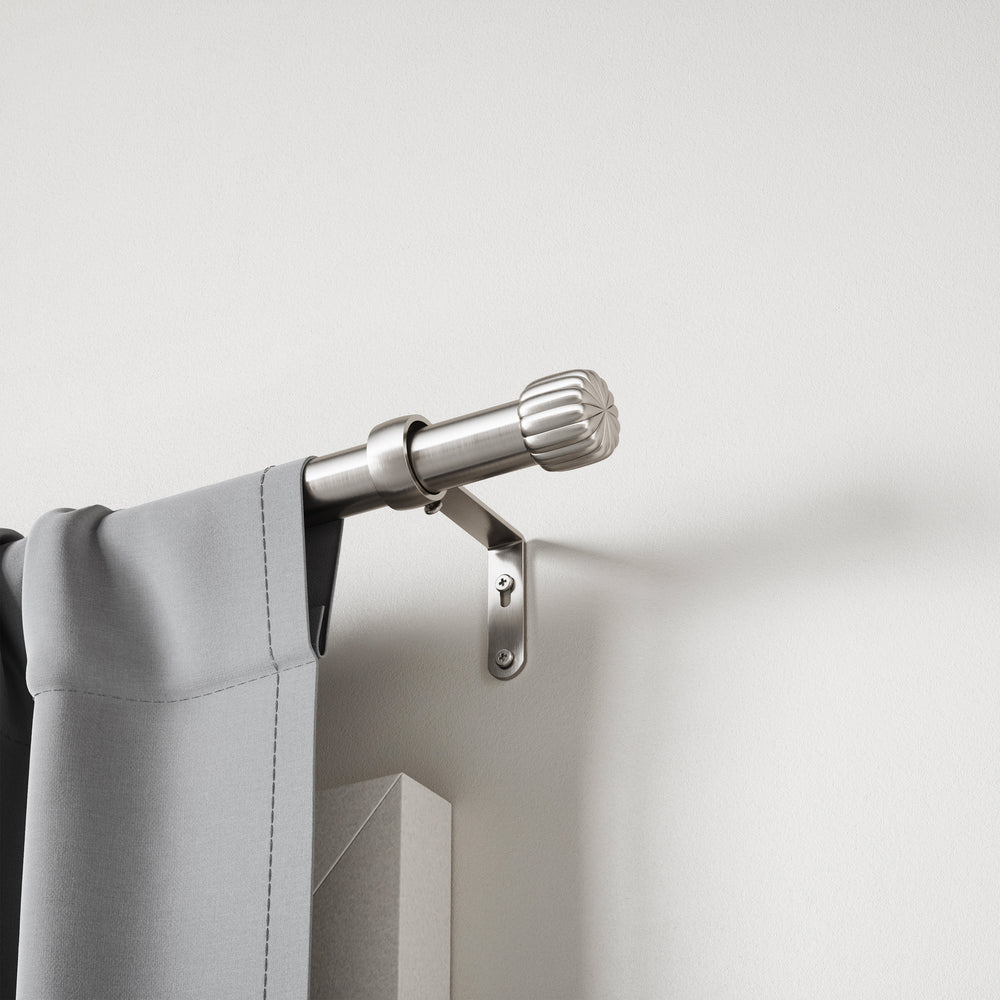 Silver curtain rod - Cleo