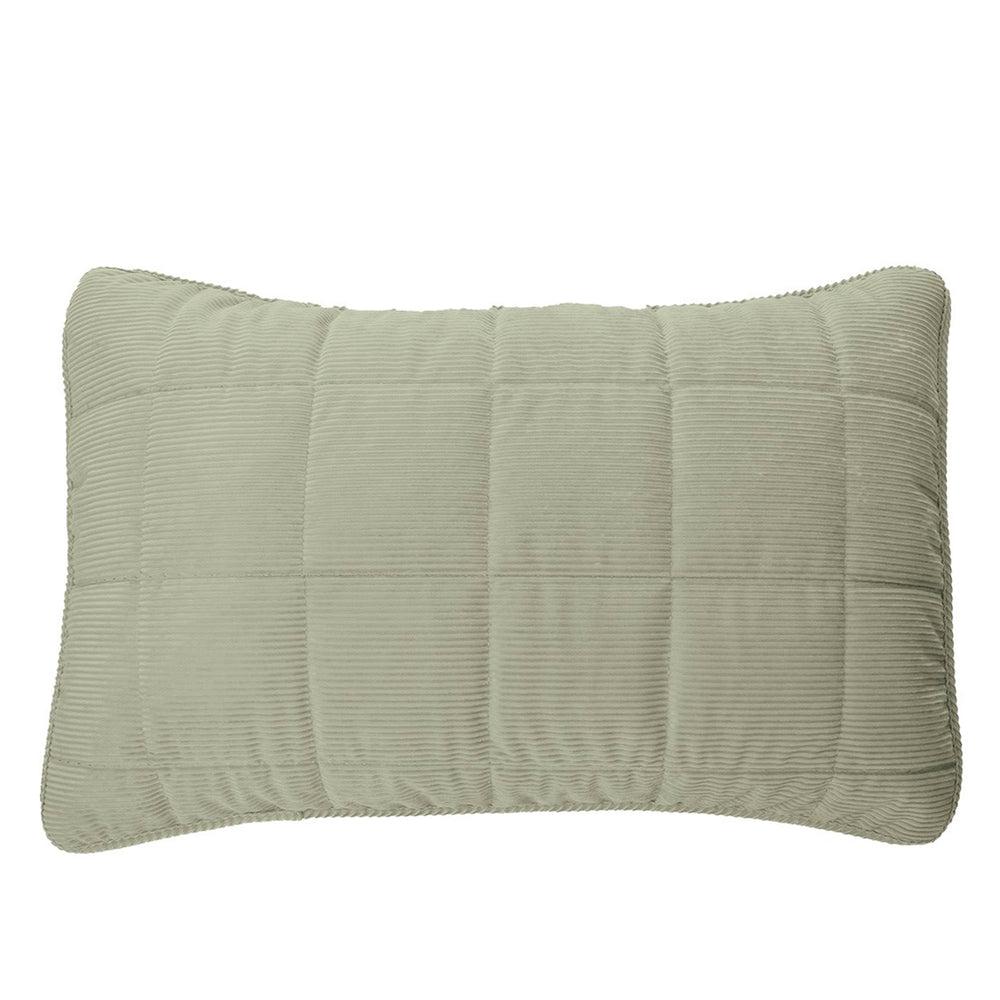 Pillow cover Sage velvet - Corduroy