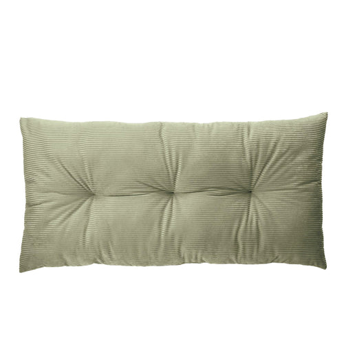 Coussin long velours sauge - Corduroy