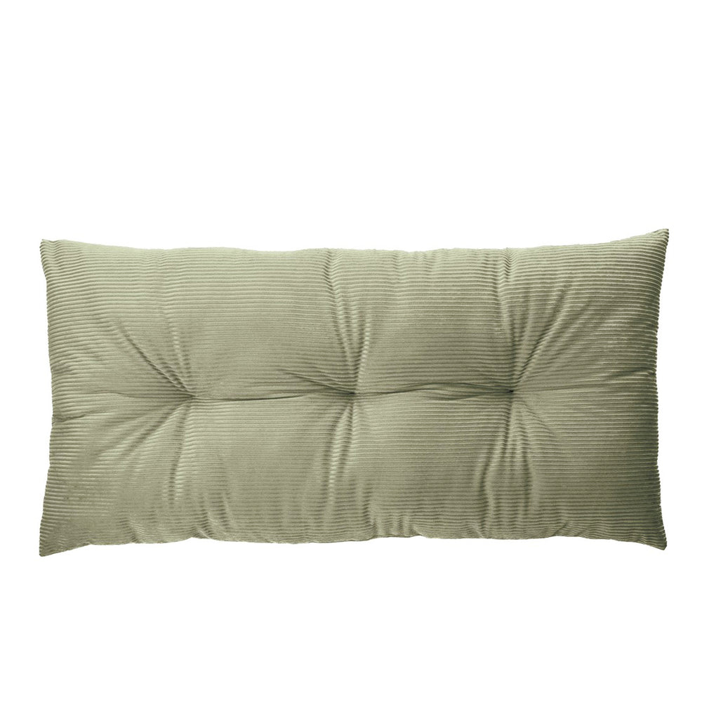 Coussin long velours sauge - Corduroy