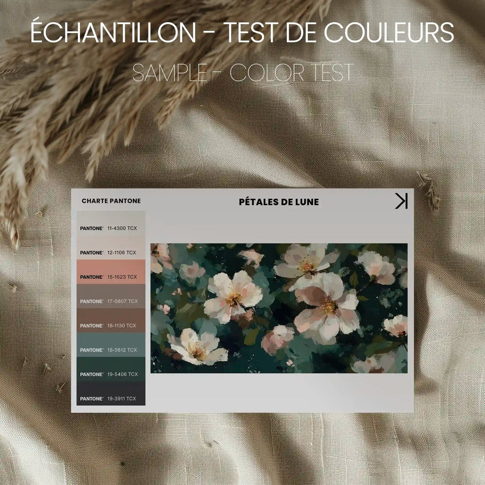 Toile - Pétales de lune