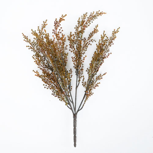 Branches de baies de poivres - Brun & orange
