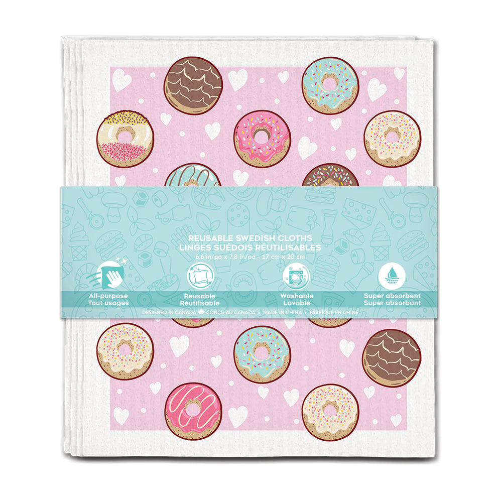 Set of 4 wipes - Donuts