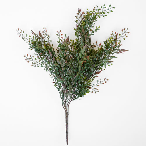 Bouquet de feuillages - Bourgogne & vert