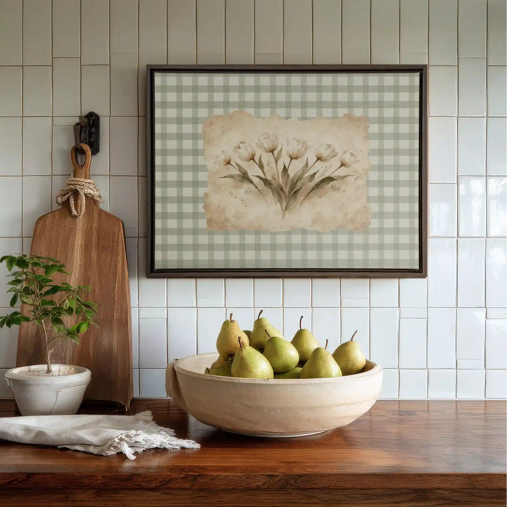 Toile - Sage gingham