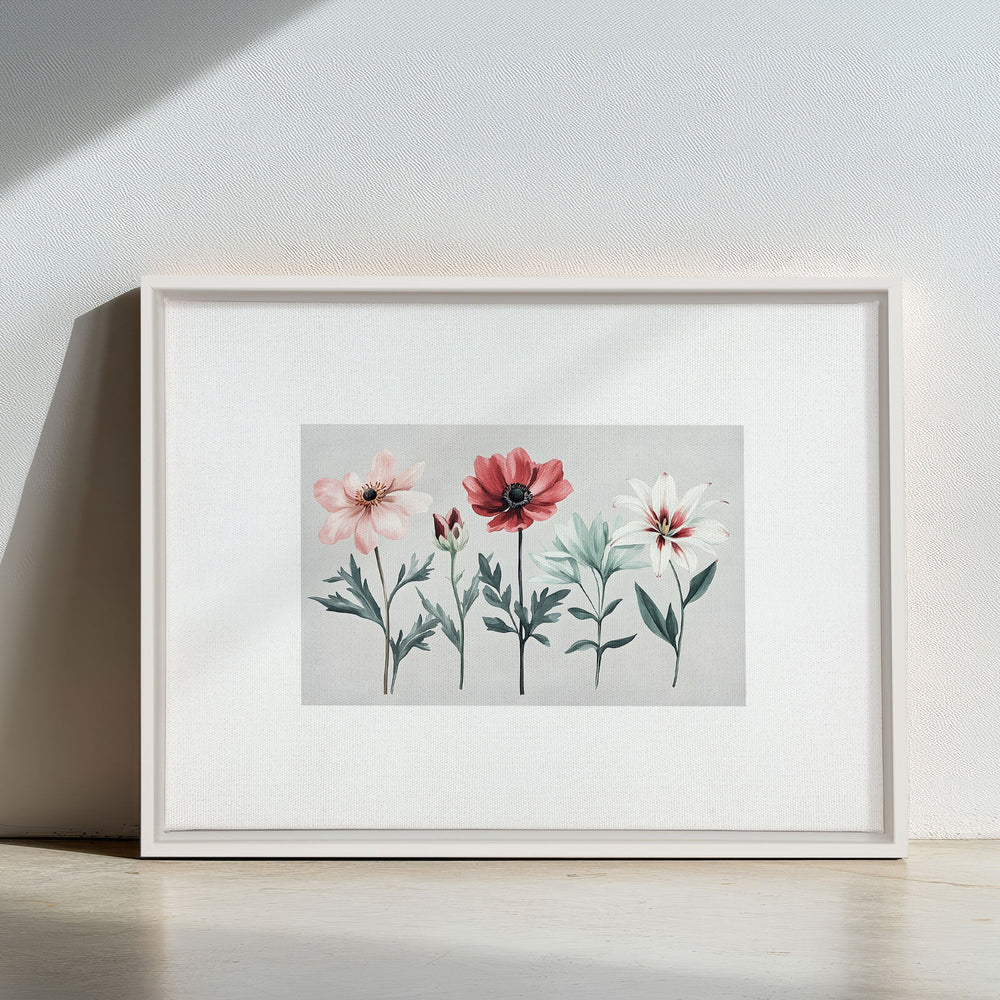 Toile - Fleurs de saison