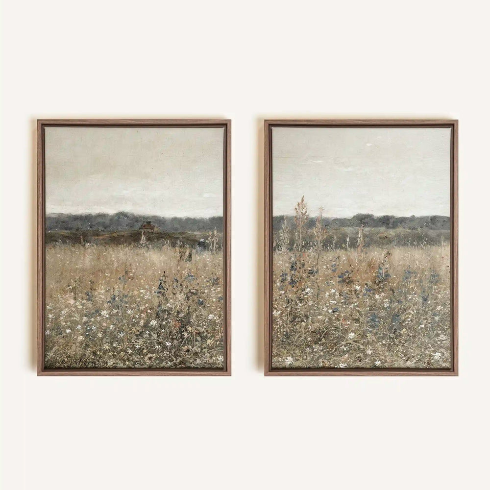 Duo de toiles - Fades florals