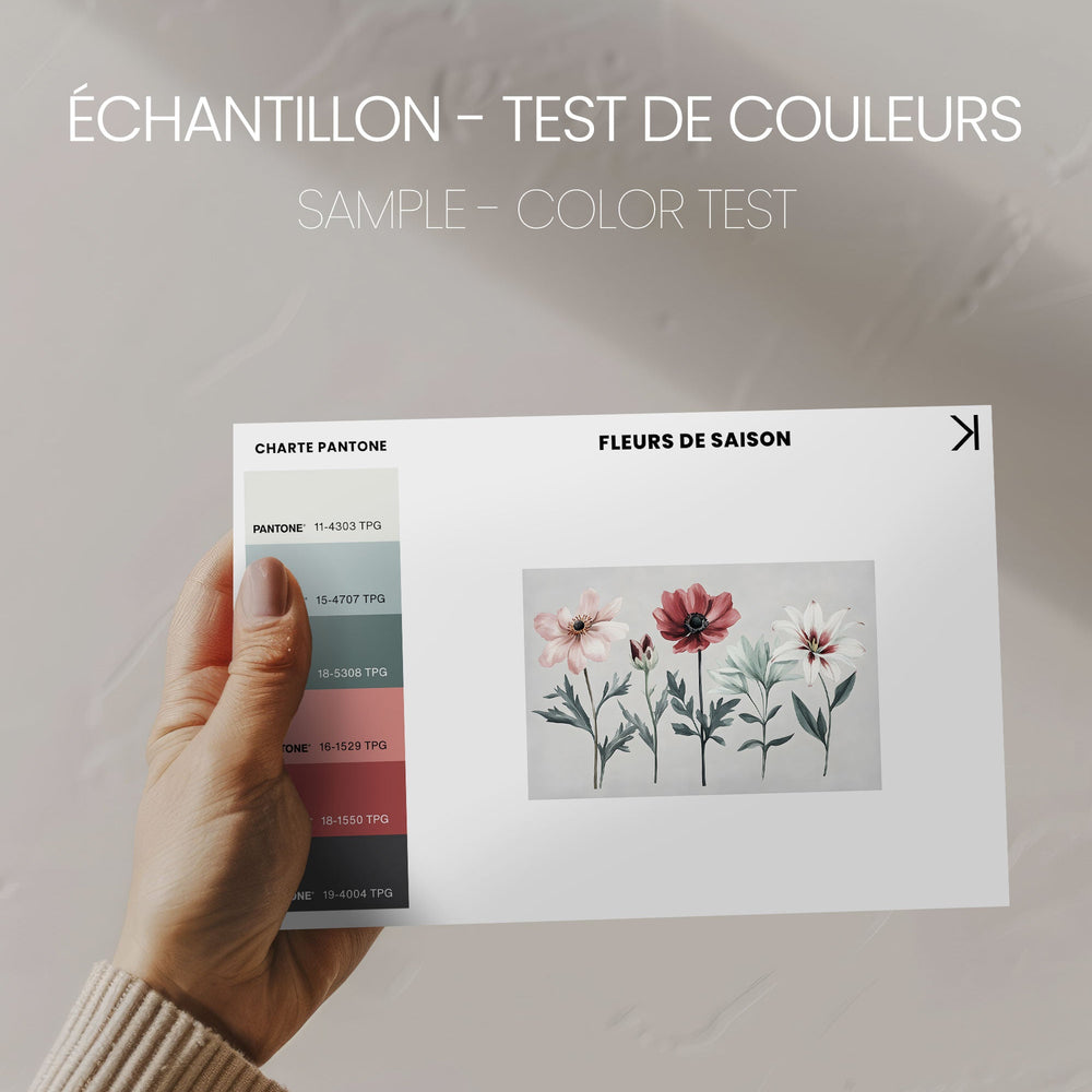 Toile - Fleurs de saison