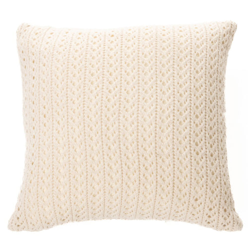 Coussin européen tricot naturel - Naja