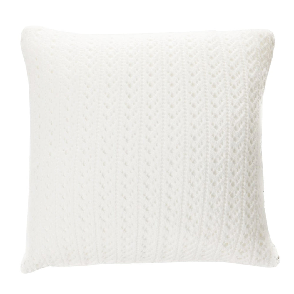 Coussin standard tricot blanc - Naja
