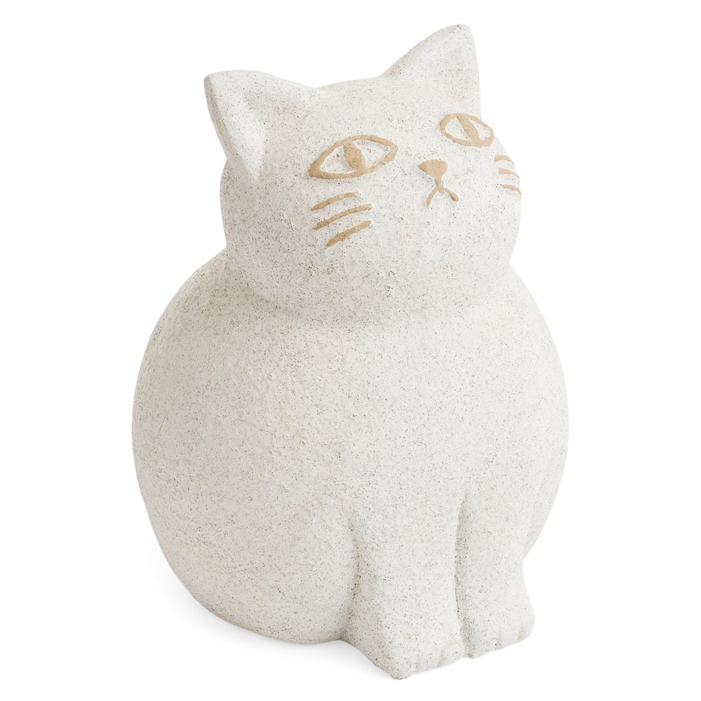 Chat décoratif en ciment