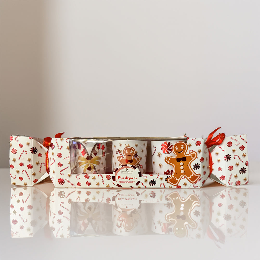 Coffret de bougies parfumées aux épices