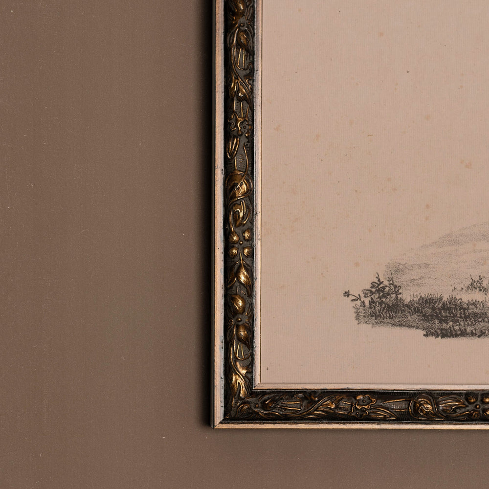 Toile vintage - Esquisse du passé